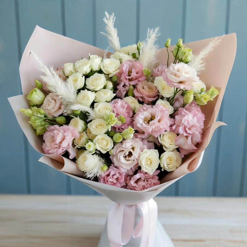 Букет цветов из: Альстромерии и Розы в Петровское