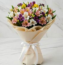 Букет цветов из:  Альстромерии #REPLACE_PRED# Петровское