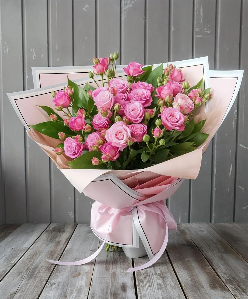 Букет Розовый кустик в Петровское