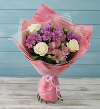 Букет цветов из:  Герберы #REPLACE_PRED# Петровское