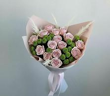Букет цветов из:  Розы и Хризантемы #REPLACE_PRED# Петровское