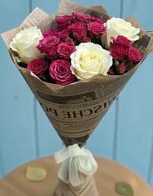 Букет цветов из:  Розы #REPLACE_PRED# Петровское